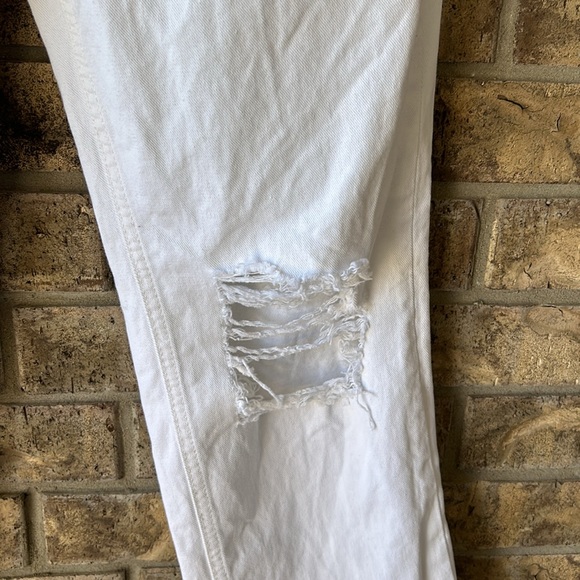 Free People White Jeans distressed style button fly size 27 - Picture 3 of 12